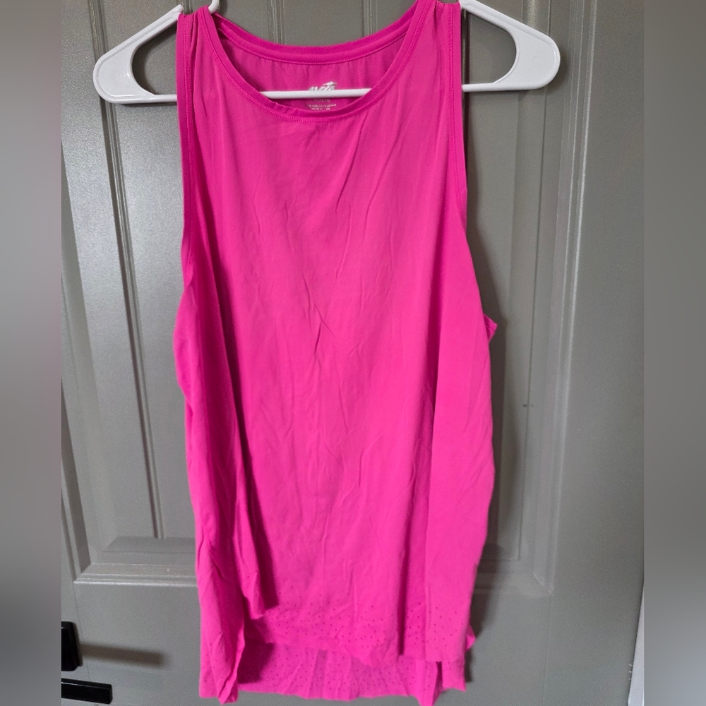Avia Womans Large Bright Pink Athletic Tank Top Active Wear